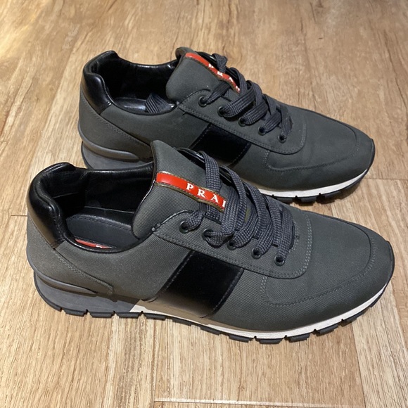 Authentic Prada Two Toned Sneakers - Picture 3 of 6